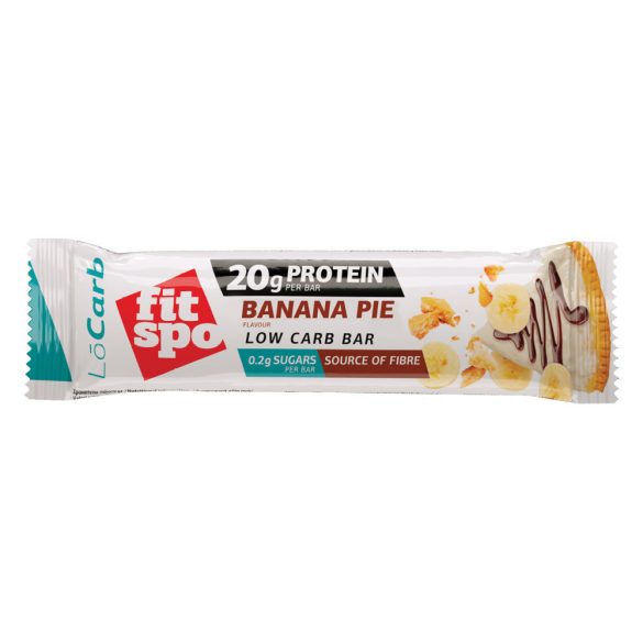 60g FitSpo Low Carb Protein bar 60 g Banános Pite