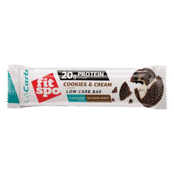 60g FitSpo Low Carb Protein Bar Keksz és Krém 