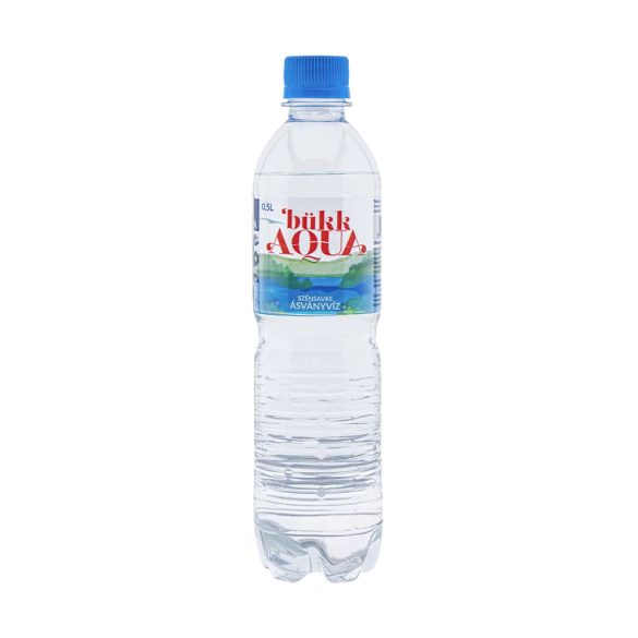 0,5L Bükk Aqua Természetes Forrásvíz Szénsavas DRS
