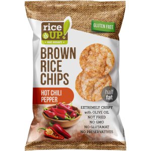60g Rice Up! Rizs Chips Csípős Chili