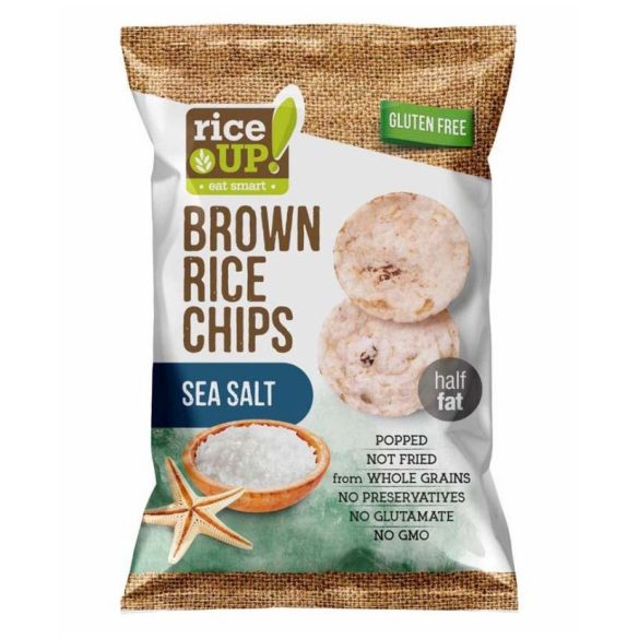 60g Rice Up! Rizs Chips Tengeri Sós