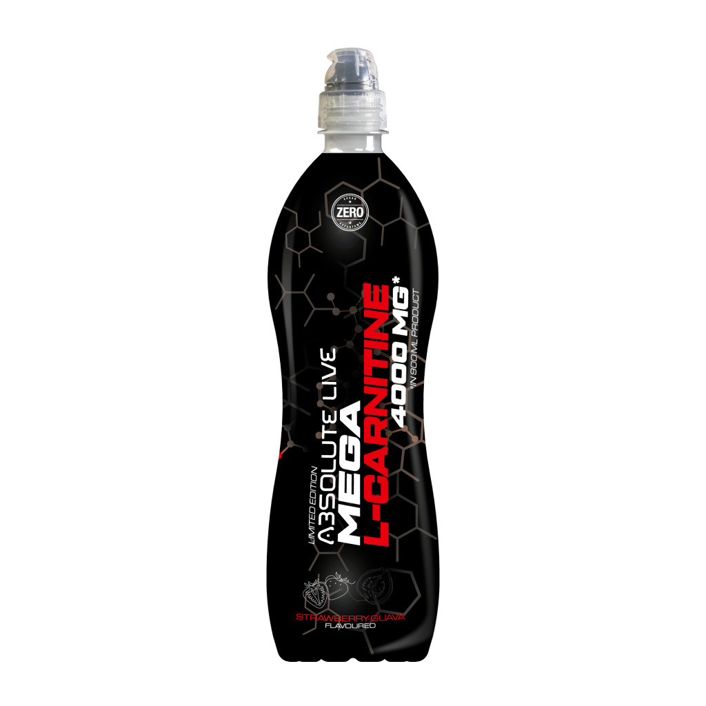 0,9L Absolute Live Mega L-Karnitin 4000mg Eper