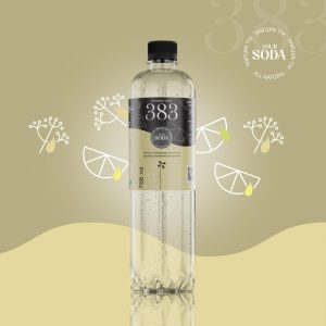 766Ml 383 The Kopjary Water szénsavas Bodzavirág - Citrom - Lime DRS