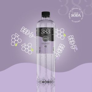766Ml 383 The Kopjary Water szénsavas szőlő-levendula DRS