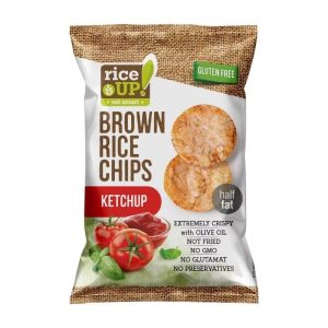 60g Rice Up! Rizs Chips Ketchup 